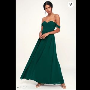 Lulus Harmonious Love Off Shoulder Maxi Dress